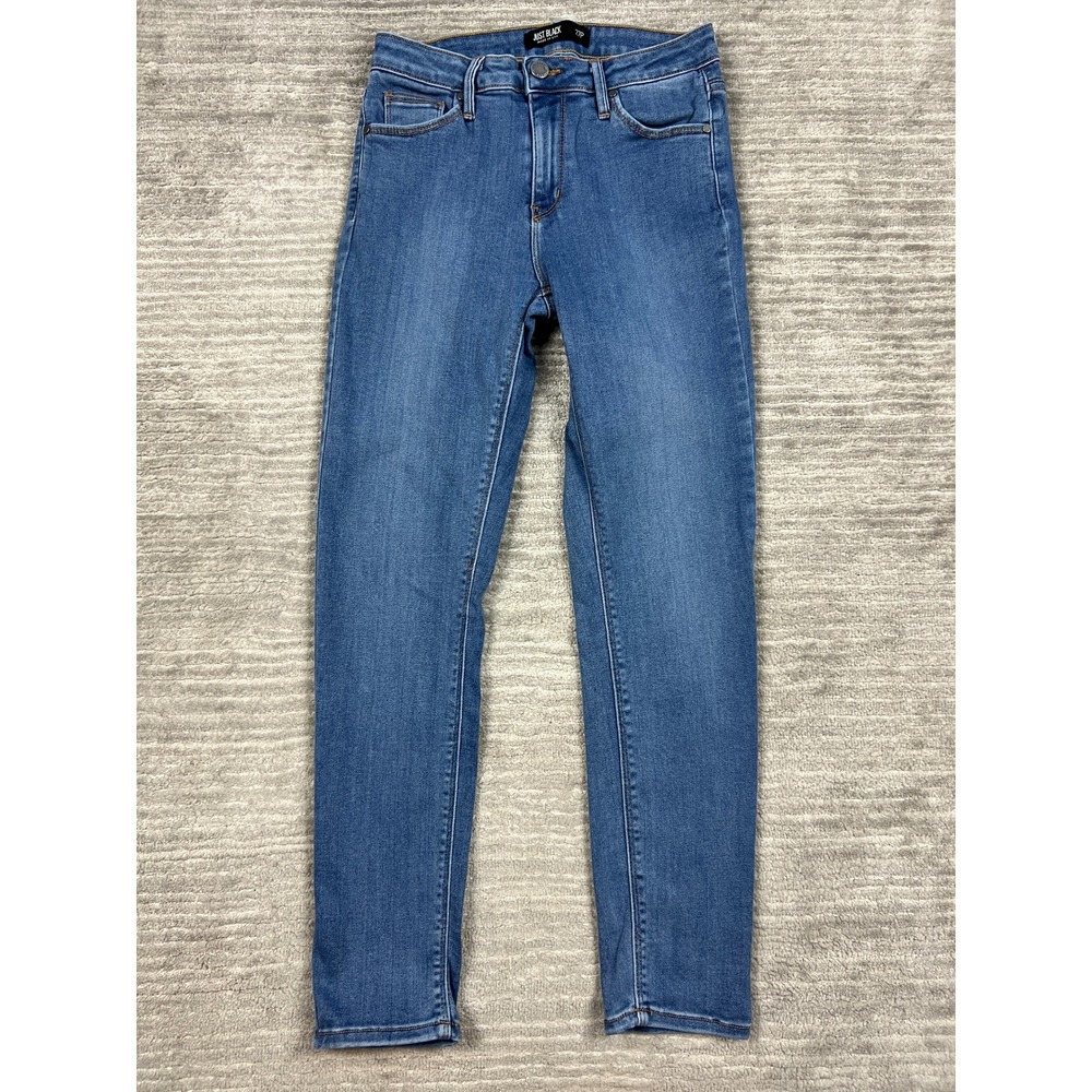 Just Black Denim Jeans Womens 27P Blue Skinny Medium Wash Stretch SF130P-26